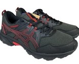 Asics Shoes Men’s Size 9.5 Gel-Venture 8 Black Red Sneaker Running Walki... - $56.09