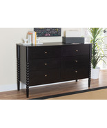 Laverne White Bobbin Wood 6-Drawer Dresser - $8,886.50 MXN