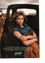 Leann Rimes teen magazine pinup clipping jean shirt by a truck age 15 Go... - £2.75 GBP