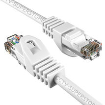 8 FT Ethernet Cable Lan Computer Network CAT5 RJ45 Internet Gray Patch Cord - $9.85
