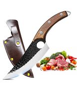 Choies Japanese Chef Knife Damascus Steel Kitchen Knife with Sheath New - $171.55 MXN