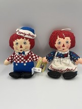 VINTAGE NWT Raggedy Ann and Andy Bean Bag Dolls by Applause 7” COLLECTIBLE - $8.74