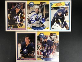 Buffalo Sabres Signed Autographed Lot of (5) Hockey Cards - Andreychuk, ... - $9.99