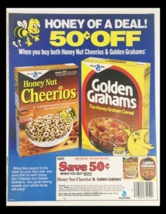 1983 General Mills Honey Nut Cheerios Cereals Circular Coupon Advertisement - £15.10 GBP