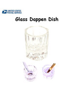 Clear Glass Dappen Dish Cup Nail Art Acrylic Liquid Powder &quot;US Seller&quot; - €2,97 EUR