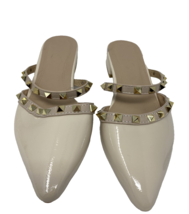 NWOB Tan Studded Flat Slip On Shoes Size 7.5 or Euro 38 - $28.49