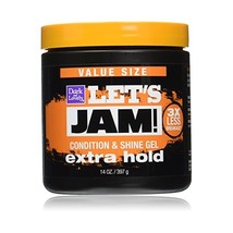 Lets Jam Condition and Shine Hair Gel, Extra Hold 397 g/14 oz  - £22.10 GBP