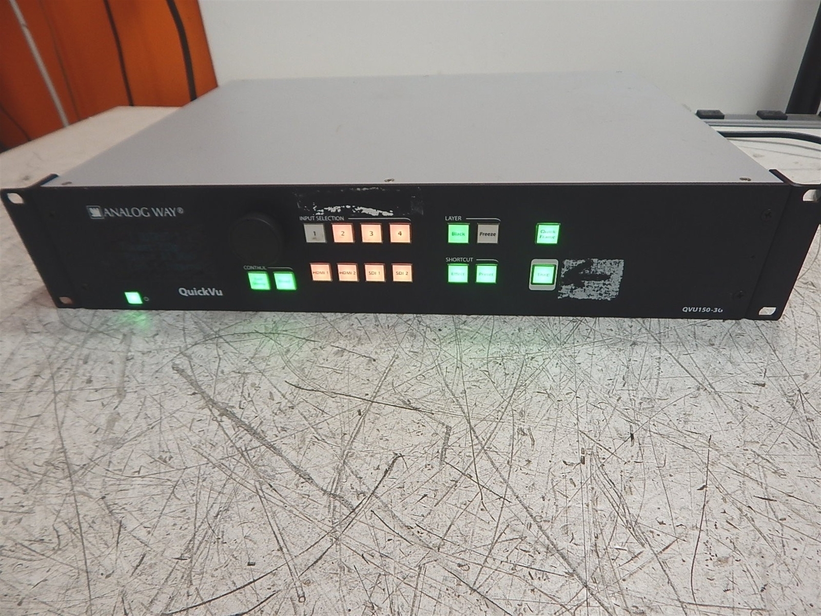 Power Tested Analog Way QuickVU QVU150-3G Video Switcher AS-IS - $166.25