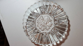 Federal Glass Company Pioneer Clear Fruit 8-1/8&quot; Salad Plate - £9.44 GBP