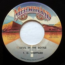 T. G. Sheppard - Devil in the Bottle / Rollin&#39; With The Flow [7&quot; 45 rpm Single] - £2.71 GBP