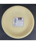 Gibson Housewares Pastel YELLOW Mix and Match Stoneware 8&quot; DESSERT PLATE... - $10.44