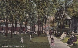 Elmira New York NY Wisner Park 1916 Naples Postcard D38 - £3.18 GBP