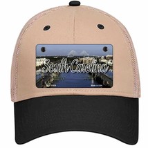 South Carolina City Bridge State Novelty Khaki Mesh License Plate Hat - $28.99