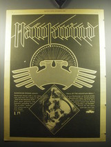 1974 Hawkwind Hall of the Mountain Grill Album Advertisement - £13.80 GBP