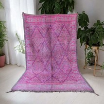 Handmade Purple Morocan Ru, Purple Beni M&#39;Guild Rug, Vintage Moroccan wool rug,  - £1,744.09 GBP