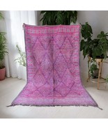 Handmade Purple Morocan Ru, Purple Beni M&#39;Guild Rug, Vintage Moroccan wo... - $2,148.00