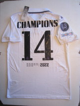 Real Madrid Champions League #14 Champions Stadium Home Soccer Jersey 20... - $70.00