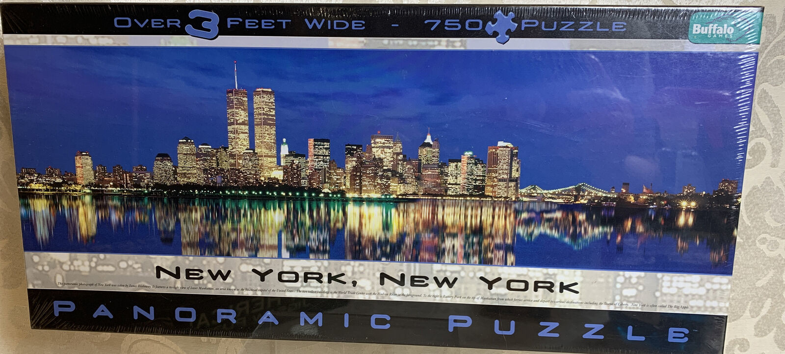 Primary image for New York Panoramic BGI Buffalo Games 2000 World Trade Cent 750 Jigsaw Puzzle NIB