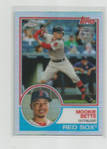 Mookie Betts (Boston) 2018 Topps Chrome Baseball 1983 Topps Version #83T-4 - £3.94 GBP