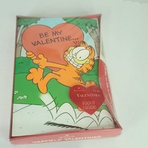 Hallmark 1978 Garfield Valentines Day 12 Cards With Envelopes Bent Box E... - $29.69