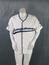 Georgetown Hoyas Baseball Jersey (VTG) - Script Front by Softwear - Men&#39;... - £114.06 GBP