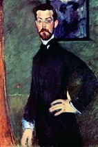 Portrait of Paul Alexandre Before a Green Background by Amadeo Modigliani - Art  - £17.25 GBP+