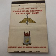 Vintage Matchbook Cover Matchcover US Army Air Forces Flying School IL - £3.22 GBP