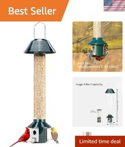 Heavy-Duty Squirrel Proof Wild Bird Feeder - 4 lbs Capacity, Easy Clean ... - $104.99