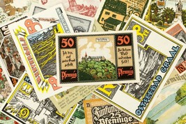 1920&#39;s Germany Notgeld (Emergency Money) 30pc - Heldburg, Scheibenberg, Triebes - £77.85 GBP