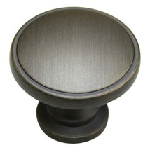 Gate-House Oil-Rubbed Bronze Round Contemporary Cabinet Knob Z1466G-43.7-ORB - £8.72 GBP