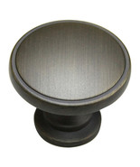 Gate-House Oil-Rubbed Bronze Round Contemporary Cabinet Knob Z1466G-43.7... - £8.56 GBP