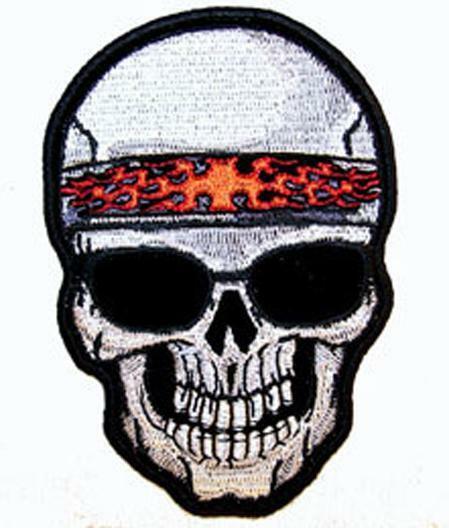 SKULL SHADES PATCH P5920 biker jacket skeleton patches biker motorcycle ... - $5.65