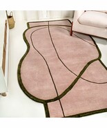 Irregular Handmade Tufted Wool Carpet for Living Room, Bedroom, Hall, En... - $260.00+
