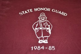 VTG State Honor Guard 1984-85 80s VTG Police Shirt Single-Stitch L Made ... - £5.49 GBP