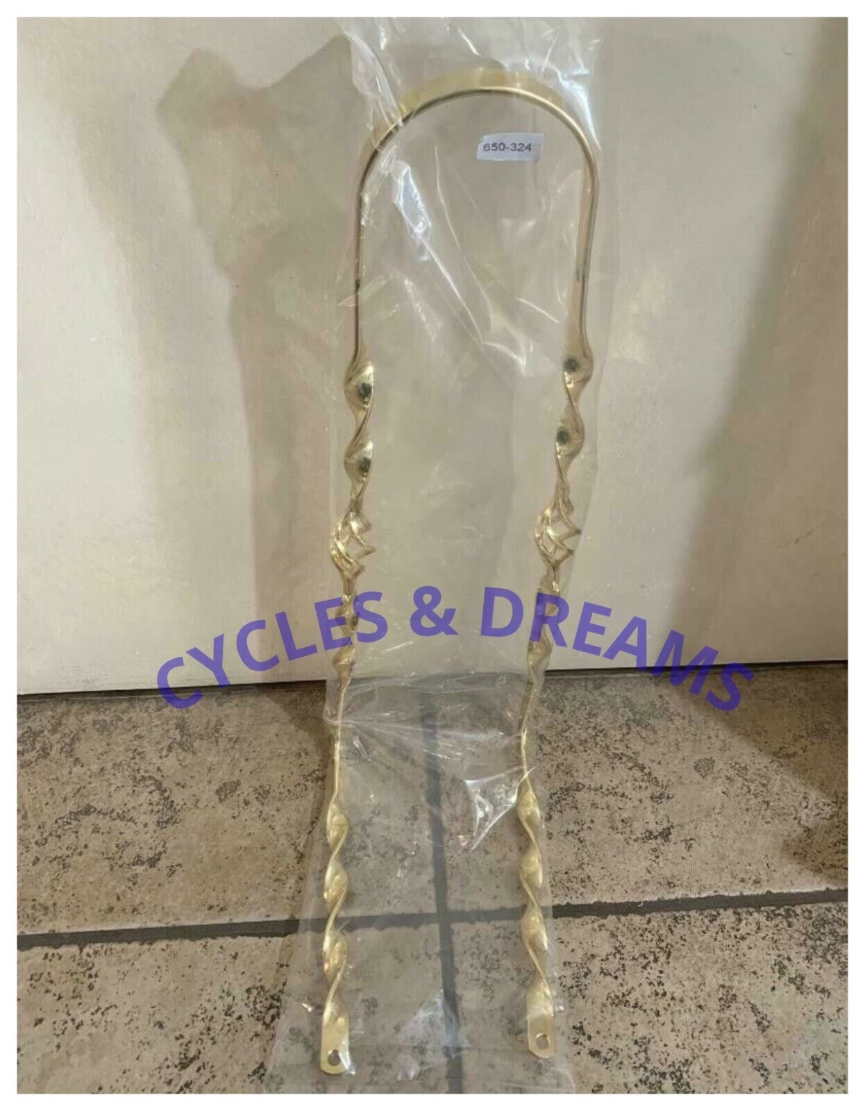 Lowrider Cage Twisted Sissy Bar - Chrome Finish, For Custom Motorcycle Rear Seat/Backrest