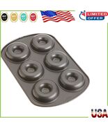 Dishwasher Safe Non-Stick 6-Cavity Donut Pans, 2-Pack for Effortless Baking - $664.49 MXN