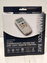 Hampton Bay Universal Ceiling Fan Thermostatic Remote Control With Lcd Display - £26.17 GBP