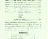 Western Racquet Club Dinner Menu Elm Grove Wisconsin 1970&#39;s - $24.72