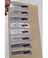 Vintage FORD Mustang 25th Year Anniversary  Decals Stickers Lot of 8 - $132.10 MXN