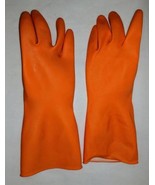 Latex Rubber Gloves Medium ProGuard Deluxe Flock Lined Embossed Grip Cle... - $3.50