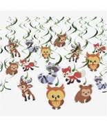 Woodland Whirls - 30-Count Swirl Decorations for Kids&#39; Birthday Party, M... - $27.45 CAD