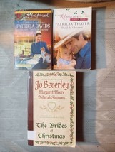 Lot 3 Christmas Novels Romance Paperbacks Brides Of Xmas Jo Beverley Brides... - £10.07 GBP