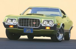 1972 Ford Gran Torino Sport lime poster 24x36 inch - £16.43 GBP