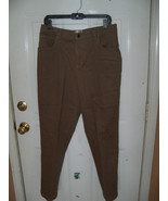 C.J.Banks Brown Stretch Pants Size 14W WOMEN&#39;S NEW - $34.20