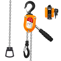 1650Lb Lever Chain Hoist 10Ft 3M Lever Hoist Long-Handle Alloy Steel G80... - $152.85