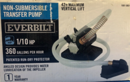 Everbilt 1/10 HP Non-Submersible Transfer Pump - 360 GPH - Open Box / Te... - $24.74