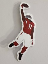#11 Football Player Reaching for Ball Multicolor Sticker Decal Embellish... - $2.59