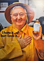 LISTERINE Hate it and love it-Yellow Rain Coat-Bad Breath-1971 VTG Print... - $226.76 MXN