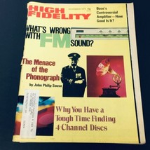 VTG High Fidelity Magazine November 1973 - The Menace of the Phonograph - £11.17 GBP