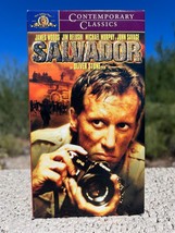 Salvador starring James Woods - Jim Belushi - Michael Murphy  (VHS, 2000) - $6.95
